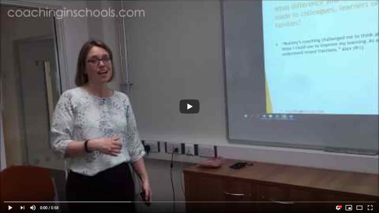 Parent & Assistant Head coaches Daughter from "STUCK" to "EXCEEDING" in Maths in just ONE quick coaching session using the coachinginschools system